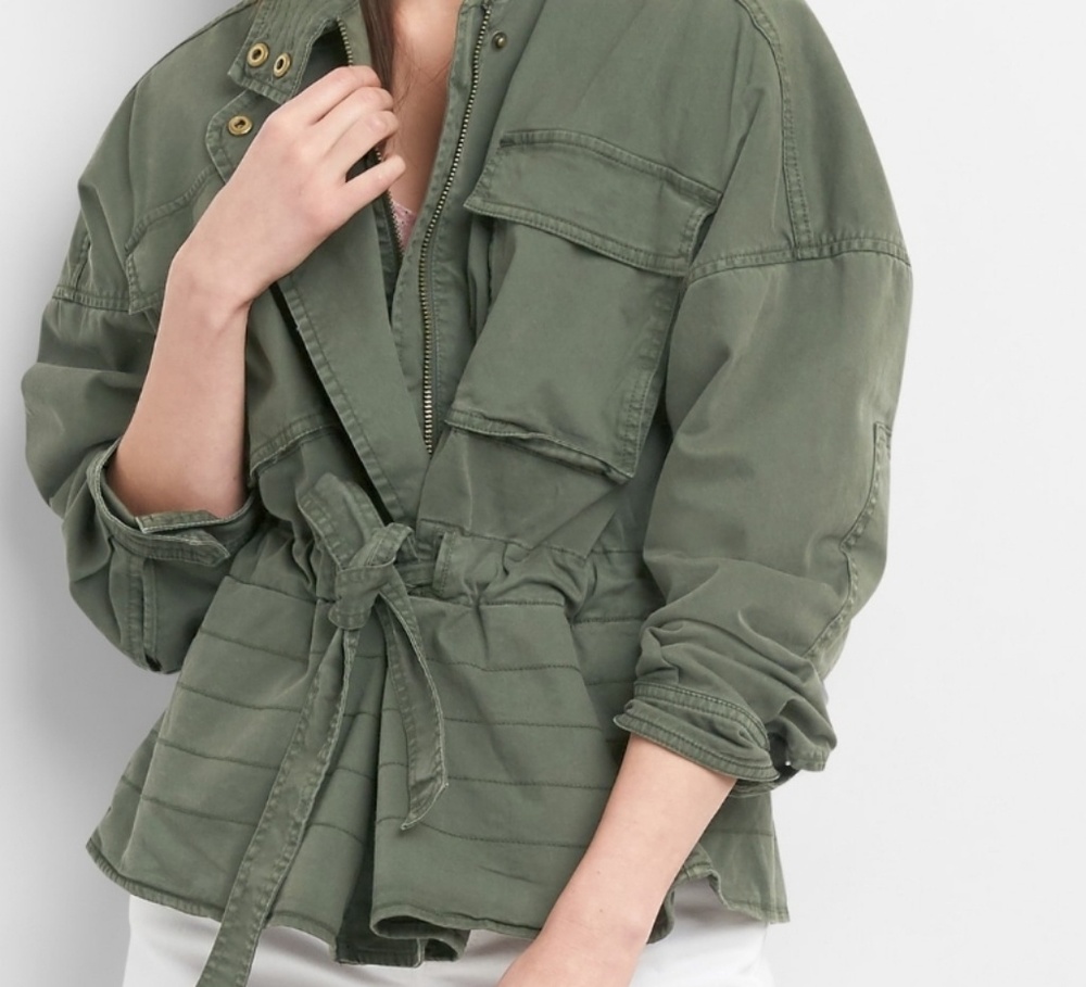 Tie waist jacket